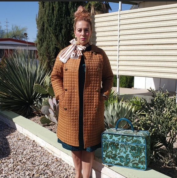 American Vintage Jackets & Blazers - Vintage Quilted Puffer Car Coat